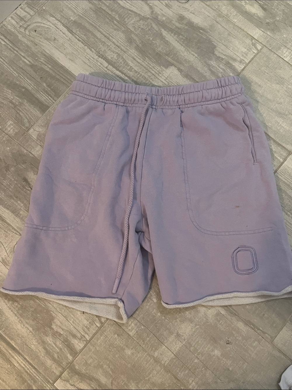 Overtime Men's Lavender Drawstring Casual Shorts